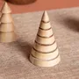 Autres décorations de Noël - Sapins de Noël en bois d'acacia fraisé - KINTA