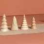Autres décorations de Noël - Sapins de Noël en bois d'acacia fraisé - KINTA