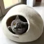 Tapis - Cocon pour chat et chien en laine feutrée fait main. - COCOON PARIS
