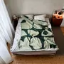 Plaids - Plaid en coton vert et blanc - KLEKKS NO. 14 - KLEKKS