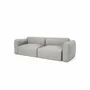 Sofas - 3-Seater Sofa Bed NORREBRO - Silver - CITY SOFA