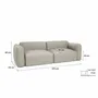 Sofas - 3-Seater Sofa Bed NORREBRO - Beige - CITY SOFA
