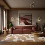 Sofas - 3-Seater Sofa Bed NORREBRO - Burgundy - CITY SOFA