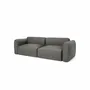Sofas - 3-Seater Sofa Bed NORREBRO - Grey - CITY SOFA