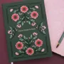 Stationery - Once Upon a Time Embroidered Notebook (A5) - The Reading Room - MAISON ROYAL GARDEN