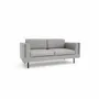 Canapés pour collectivités - Canapé 2 places CHELSEA - Argent - CITY SOFA