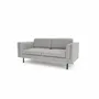 Canapés pour collectivités - Canapé 2 places CHELSEA - Argent - CITY SOFA