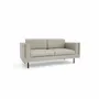 Canapés pour collectivités - Canapé 2 places CHELSEA - Crème - CITY SOFA