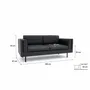 Sofas for hospitalities & contracts - 2-Seater Sofa CHELSEA - Grey - CITY SOFA