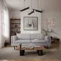Sofas for hospitalities & contracts - 3-Seater Sofa CHELSEA - Silver - CITY SOFA