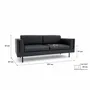 Sofas for hospitalities & contracts - 3-Seater Sofa CHELSEA - Grey - CITY SOFA