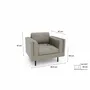 Fauteuils pour collectivités - Fauteuil CHELSEA - Taupe - CITY SOFA