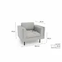 Lounge chairs for hospitalities & contracts - Armchair CHELSEA - Silver - CITY SOFA