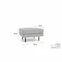 Canapés pour collectivités - Pouf CHELSEA - Argent - CITY SOFA