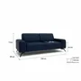 Sofas for hospitalities & contracts - 2-Seater Sofa SOHO - Deep Blue - CITY SOFA