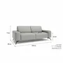 Sofas for hospitalities & contracts - 2-Seater Sofa SOHO - Silver - CITY SOFA