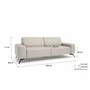 Canapés pour collectivités - Canapé 3 places SOHO - Beige - CITY SOFA