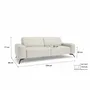 Sofas for hospitalities & contracts - 3-Seater Sofa SOHO - Cream - CITY SOFA