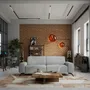 Sofas for hospitalities & contracts - 3-Seater Sofa SOHO - Silver - CITY SOFA
