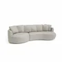 Sofas for hospitalities & contracts - 4-Seater Left Corner Sofa BELLEVILLE - Cream - CITY SOFA