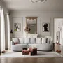 Sofas for hospitalities & contracts - 4-Seater Left Corner Sofa BELLEVILLE - Silver - CITY SOFA