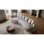 Sofas for hospitalities & contracts - 4-Seater Left Corner Sofa BELLEVILLE - Silver - CITY SOFA