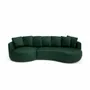 Sofas for hospitalities & contracts - 4-Seater Left Corner Sofa BELLEVILLE - Green - CITY SOFA