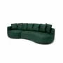 Sofas for hospitalities & contracts - 4-Seater Left Corner Sofa BELLEVILLE - Green - CITY SOFA