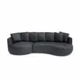 Sofas for hospitalities & contracts - 4-Seater Left Corner Sofa BELLEVILLE - Grey - CITY SOFA