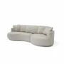 Sofas for hospitalities & contracts - 4-Seater Right Corner Sofa BELLEVILLE - Cream - CITY SOFA