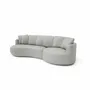 Sofas for hospitalities & contracts - 4-Seater Right Corner Sofa BELLEVILLE - Silver - CITY SOFA