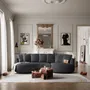 Canapés pour collectivités - Canapé d'angle à 4 places à droite BELLEVILLE - Gris - CITY SOFA