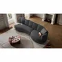 Canapés pour collectivités - Canapé d'angle à 4 places à droite BELLEVILLE - Gris - CITY SOFA