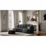 Canapés pour collectivités - Canapé d'angle à 4 places à droite BELLEVILLE - Gris - CITY SOFA