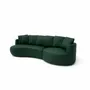 Sofas for hospitalities & contracts - 4-Seater Right Corner Sofa BELLEVILLE - Green - CITY SOFA