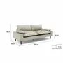 Sofas for hospitalities & contracts - 2-Seater Sofa AVENTINE - Cream - CITY SOFA
