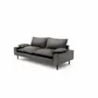 Sofas for hospitalities & contracts - 2-Seater Sofa AVENTINE - Graphite - CITY SOFA