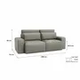 Sofas for hospitalities & contracts - 3-Seater Sofa Bed JORDAAN - Ash - CITY SOFA