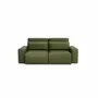 Canapés pour collectivités - Canapé-lit 3 places JORDAAN - Kaki - CITY SOFA