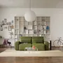 Canapés pour collectivités - Canapé-lit 3 places JORDAAN - Kaki - CITY SOFA
