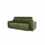 Canapés pour collectivités - Canapé-lit 3 places JORDAAN - Kaki - CITY SOFA