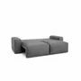 Sofas for hospitalities & contracts - 3-Seater Sofa Bed JORDAAN - Grey - CITY SOFA