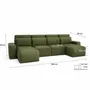 Sofas for hospitalities & contracts - Corner Sofa Bed JORDAAN - U shape - Khaki - CITY SOFA