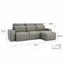 Sofas for hospitalities & contracts - Universal Corner Sofa Bed JORDAAN - Ash - CITY SOFA
