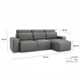 Sofas for hospitalities & contracts - Universal Corner Sofa Bed JORDAAN - Grey - CITY SOFA