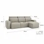 Sofas for hospitalities & contracts - Universal Corner Sofa Bed JORDAAN - Cream - CITY SOFA