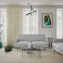 Canapés pour collectivités - Canapé 3 places BRERA - Gris - CITY SOFA