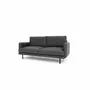 Sofas for hospitalities & contracts - 3-Seater Sofa BRERA - Dark Grey - CITY SOFA