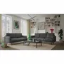 Sofas for hospitalities & contracts - 3-Seater Sofa BRERA - Dark Grey - CITY SOFA