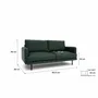 Canapés pour collectivités - Canapé 3 places BRERA - Vert - CITY SOFA